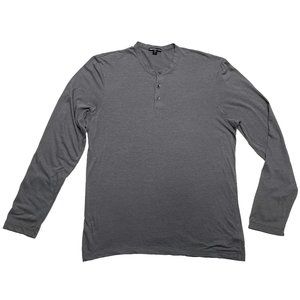 James Perse Slub Long Sleeve Shirt - Dark Gray | 2